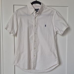 Polo by Ralph Lauren Men's Classic White Button Down Shirt